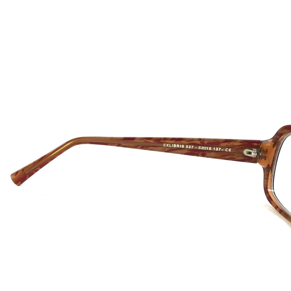 Jean Lafont Eyeglasses Frames EXLIBRIS 537 Black Brown Square Full Rim 52-18-137